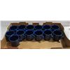 Image 1 : HLC FIESTA USA NAVY BLUE MUGS 13 PCS