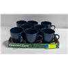Image 1 : NAVY BLUE MUGS 8PCS