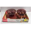 Image 1 : PLUM PURPLE SERVE GLASS SET 5PCS