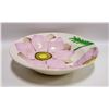 Image 1 : MAUVE ROUND FLOWER BOWL 14 INCH
