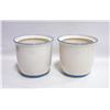 Image 1 : WHITE BLUE RING WINE COOLERS 2PCS