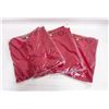 Image 1 : LOT OF 3 NEW RED POLO LARGE