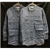Image 1 : NEW LOT OF 2 LONG SLEEVE DENIM SHIRT SIZE MED