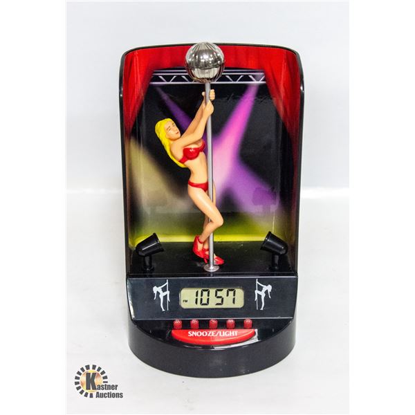 POLE DANCER ALARM CLOCK