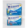 TWO CASES OF 6 X 235 ML INSURE 1 VANILLA EXP. &