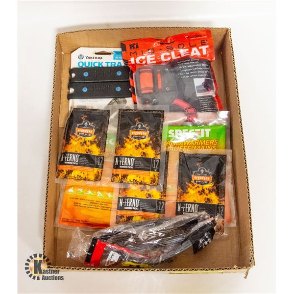 BOX WITH K1 MID-SOLE ICE CLEATS, WOOT