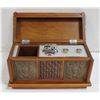 Image 1 : MID CENTURY STRAUSS AM RADIO & TABLE LIGHTER W/