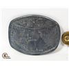Image 2 : SILVER PLATED ALASKA BELT BUCKLE,