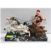 Image 1 : VINTAGE ROMAN CHARIOT WARRIOR DISPLAY
