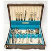 Image 1 : VINTAGE CUTLERY IN WOODEN CUTLERY BOX