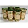 Image 1 : SET VINTAGE GREEN GLASSES WITH GOLD OVERLAY