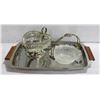 Image 1 : 2 VINTAGE SERVING DISHES AND 1 SERVING