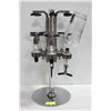 Image 1 : METAL 6 BOTTLE BEVERAGE DISPENSER