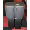 Image 1 : SHELF SPEAKERS JVC BRAND SET OF FOUR