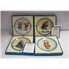 Image 1 : SCHMID HUMMEL COLLECTOR PLATES LOT OF 4 IN BOX