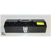Image 1 : LOW PROFILE BLACK METAL TOOL BOX - SINGLE