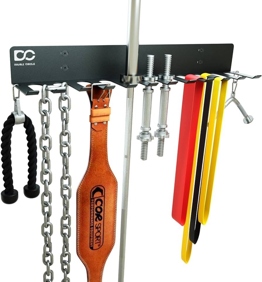 NEW DOUBLE CIRCLE 12 HOOK RACK - RACK ONLY