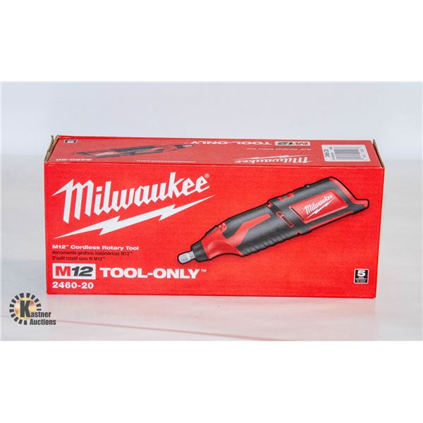 NEW MILWAUKEE M12 BRUSHLESS ROTARY/GRINDER TOOL