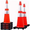 Image 1 : NEW TRAFFIC SAFETY CONES 28 INCH 6 PACK ORANGE
