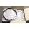 Image 1 : SET OF 4 NEW PLASTIC CHROME TONE 18" TRIM RINGS