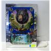 Image 1 : ESTATE MIRROED BEAR THEMED CLOCK WALL