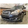 Image 2 : 23 -- 2012 SUBARU OUTBACK LIMITED, GREY, 230,969 KMS, FOUR WHEEL DRIVE