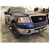 Image 8 : 152 -- 2007 FORD F150, BLUE, 197918 KMS, 4X4 "NO RESERVE!"