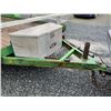 Image 8 : 256 -- 2000 UBUILT DECK TRAILER, GREEN