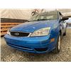 Image 2 : 11 -- 2007 FORD FOCUS, BLUE, 139315 KMS, FRONT WHEEL DRIVE