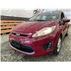 Image 2 : 27 -- 2011 FORD FIESTA, RED, 210216 KMS, "NO RESERVE"