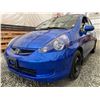 Image 2 : 1 -- 2008 HONDA FIT, BLUE, 293458 KMS, "NO RESERVE"