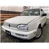 Image 1 : 30 -- 1997 VOLKSWAGEN GOLF CL, WHITE, 182535 KMS, FRONT WHEEL DRIVE