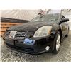 Image 2 : 32 -- 2004 NISSAN MAXIMA SE, BLACK, 221741 KMS, FRONT WHEEL DRIVE