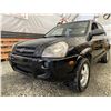 Image 2 : 100 -- 2007 HYUNDAI TUCSON, BLACK, 219619 KMS, FRONT WHEEL DRIVE