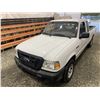 Image 2 : 154 -- 2009 FORD RANGER, WHITE, 159915 KMS, REAR WHEEL DRIVE