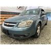 Image 2 : 2 -- 2010 CHEVY COBALT, GREY, 372991 KMS TMU, FRONT WHEEL DRIVE "NO RESERVE"