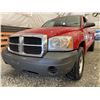 Image 2 : 157 -- 2006 DODGE DAKOTA ST, RED, 191307 KMS, REAR WHEEL DRIVE