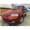 Image 2 : 3 -- 2005 CHEVY AVEO, RED, 116981 KMS, FRONT WHEEL DRIVE