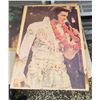 Image 2 : 614 -- SCALLOPED EDGE BODY MIRROR, LARGE LOT OF FRAMES OF ASSORTED SIZES, ELVIS PRINT AND BLACKSMITH