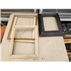 Image 7 : 614 -- SCALLOPED EDGE BODY MIRROR, LARGE LOT OF FRAMES OF ASSORTED SIZES, ELVIS PRINT AND BLACKSMITH