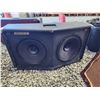 Image 2 : 619 -- VINTAGE SPEAKER SET, TWO SPEAKERS WITH GRILLS