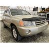 Image 8 : 0A -- 2002 TOYOTA HIGHLANDER LIMITED, GOLD, 292479 KMS, ALL WHEEL DRIVE