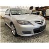 Image 8 : 23 -- 2007 MAZDA 3, SILVER, 281221 KMS, FRONT WHEEL DRIVE