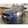 Image 2 : 10 -- 2014 CHEVY SONIC, BLUE, 193123 KMS, FRONT WHEEL DRIVE