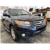 Image 8 : 103 -- 2012 HYUNDAI SANTA FE GLS, BLUE, 159458 KMS, ALL WHEEL DRIVE