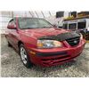 Image 8 : 3 -- 2006 HYUNDAI ELANTRA, RED, 165932 KMS, FRONT WHEEL DRIVE  "NO RESERVE"