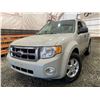 Image 1 : 100 -- 2008 FORD ESCAPE, WHITE, 223420 KMS, FOUR WHEEL DRIVE