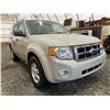 Image 8 : 100 -- 2008 FORD ESCAPE, WHITE, 223420 KMS, FOUR WHEEL DRIVE