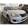 Image 8 : 6 -- 2013 NISSAN SENTRA, WHITE, 153995 KMS, FRONT WHEEL DRIVE