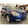 Image 8 : 29 -- 2008 HYUNDAI ACCENT, BLUE, 212528 KMS, FRONT WHEEL DRIVE